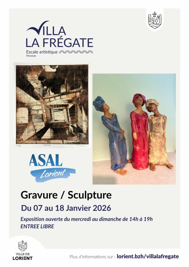 Les graveurs et les sculpteurs de l'ASAL exposent du 7 au  18 janvier
