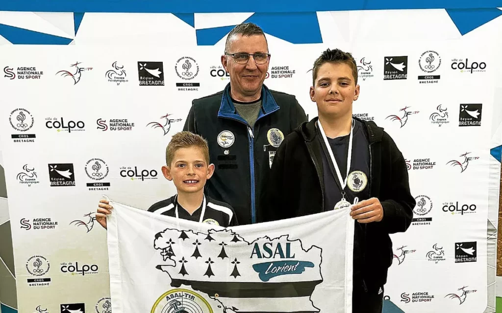 2 titres aux championnats de Bretagne de Tir sportif